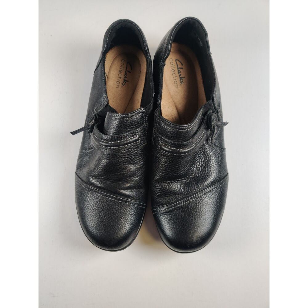 Women’s Clarks Cheyn Madi Slip-On Loafers Flats Casual Comfort Shoes Black 10 M - Picture 2 of 8